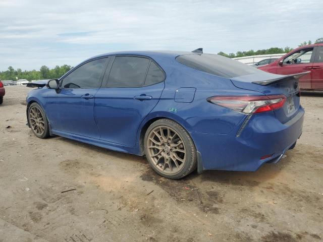 4T1T11AK9PU165706 - 2023 TOYOTA CAMRY SE NIGHT SHADE BLUE photo 2