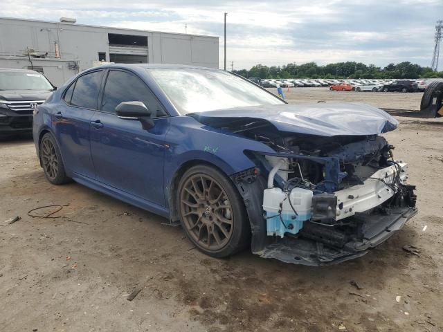 4T1T11AK9PU165706 - 2023 TOYOTA CAMRY SE NIGHT SHADE BLUE photo 4