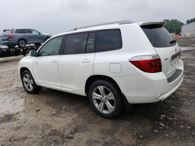 JTEES43AX82027245 - 2008 TOYOTA HIGHLANDER SPORT WHITE photo 2