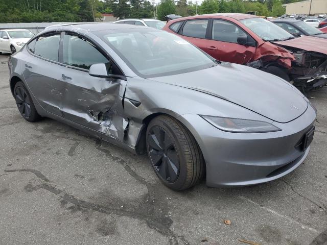 5YJ3E1EA4RF873268 - 2024 TESLA MODEL 3 Сұр фото 4