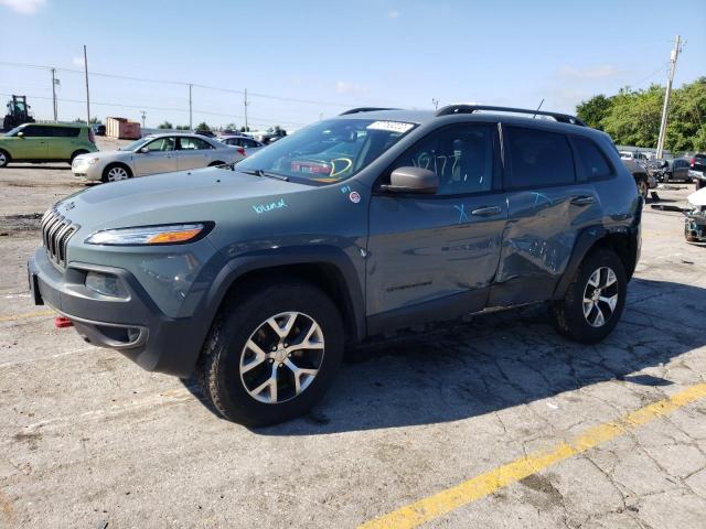 1C4PJMBS7EW189414 - 2014 JEEP CHEROKEE TRAILHAWK 灰色 照片 9