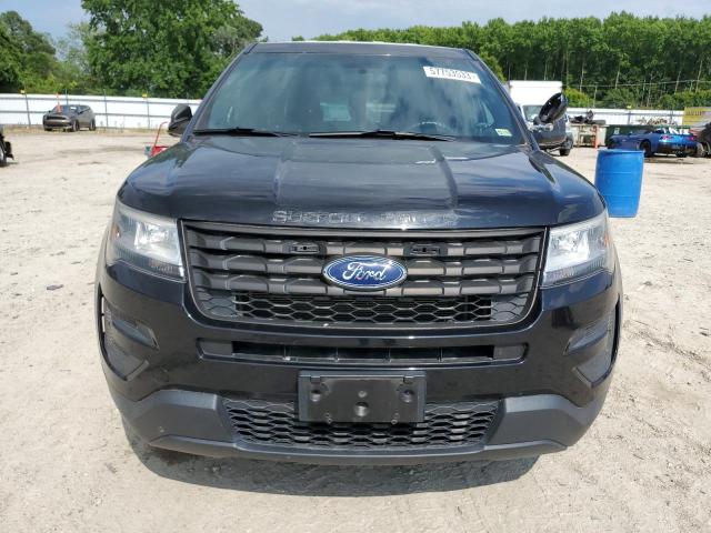 1FM5K8AR1KGA31257 - 2019 FORD EXPLORER POLICE INTERCEPTOR TWO TONE photo 5