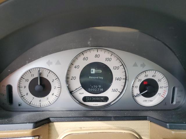 WDBUF87X18B205617 - 2008 MERCEDES-BENZ E 350 4MATIC BLACK photo 9