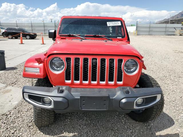 1C4JJXP65MW802910 - 2021 JEEP WRANGLER U SAHARA 4XE RED photo 5