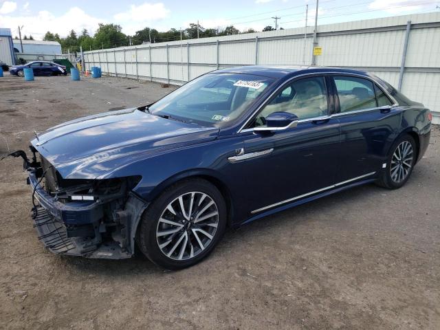 1LN6L9SK0H5605506 - 2017 LINCOLN CONTINENTA SELECT BLUE photo 1