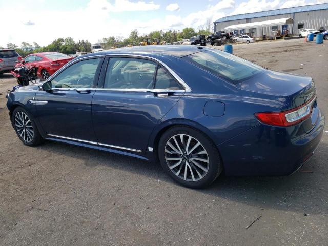 1LN6L9SK0H5605506 - 2017 LINCOLN CONTINENTA SELECT BLUE photo 2