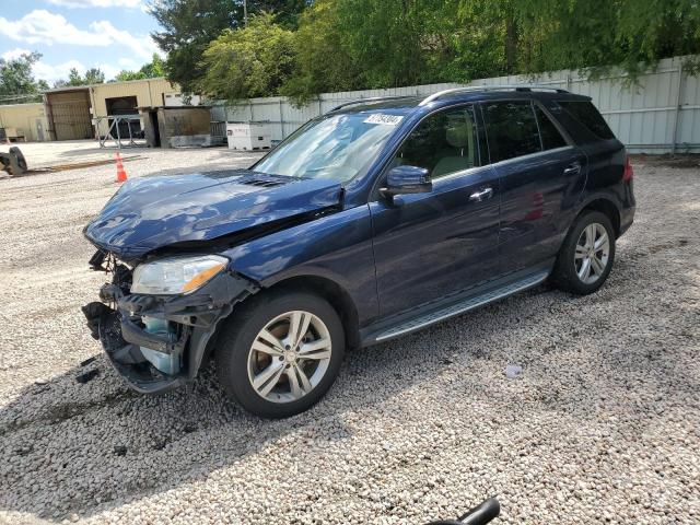 4JGDA5HB6FA560833 - 2015 MERCEDES-BENZ ML 350 4MATIC BLUE photo 1
