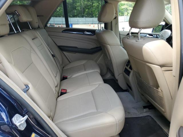 4JGDA5HB6FA560833 - 2015 MERCEDES-BENZ ML 350 4MATIC BLUE photo 10