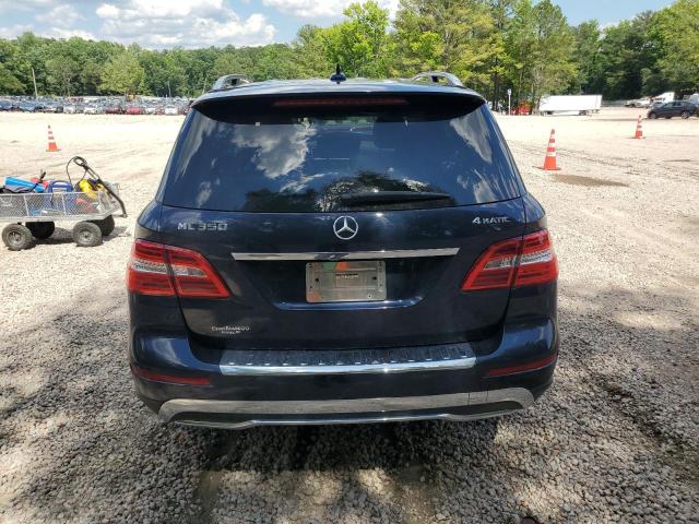 4JGDA5HB6FA560833 - 2015 MERCEDES-BENZ ML 350 4MATIC BLUE photo 6