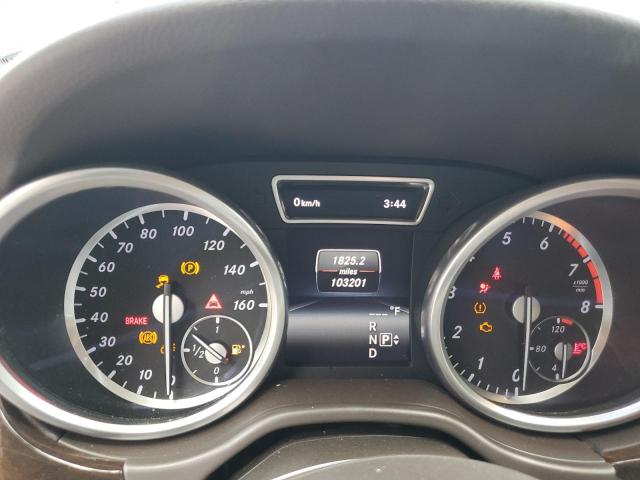 4JGDA5HB6FA560833 - 2015 MERCEDES-BENZ ML 350 4MATIC BLUE photo 9