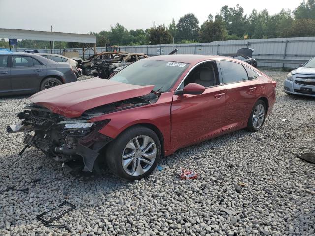 1HGCV1F14JA254764 - 2018 HONDA ACCORD LX RED photo 1