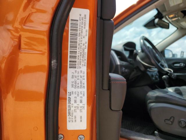 1C4PJMBS8EW254853 - 2014 JEEP CHEROKEE TRAILHAWK ORANGE photo 13