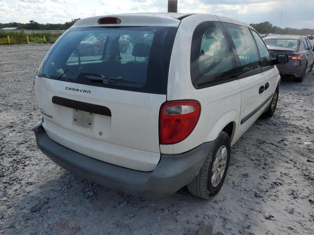 1D4GP25E76B682627 - 2006 DODGE CARAVAN SE WHITE photo 4