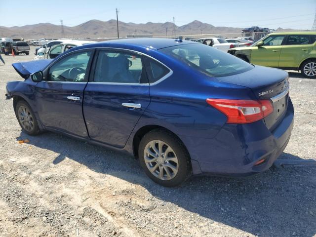 3N1AB7AP3KY424352 - 2019 NISSAN SENTRA S BLUE photo 2