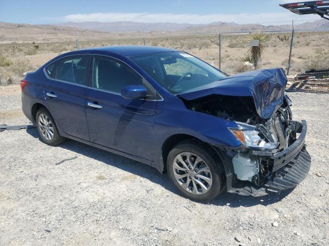 3N1AB7AP3KY424352 - 2019 NISSAN SENTRA S BLUE photo 4