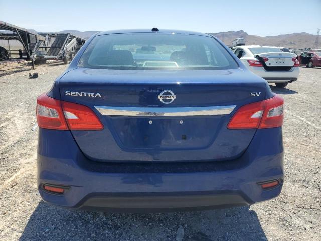 3N1AB7AP3KY424352 - 2019 NISSAN SENTRA S BLUE photo 6