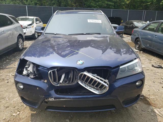 5UXWX5C58CL719332 - 2012 BMW X3 XDRIVE28I BLUE photo 5