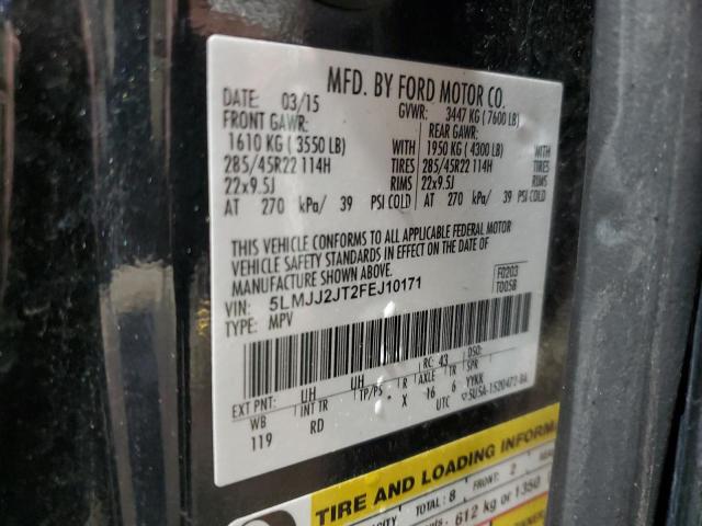 5LMJJ2JT2FEJ10171 - 2015 LINCOLN NAVIGATOR 黑色 照片 13