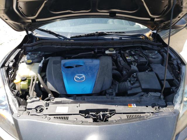 JM1BL1M7XD1801323 - 2013 MAZDA 3 I GRAY photo 11