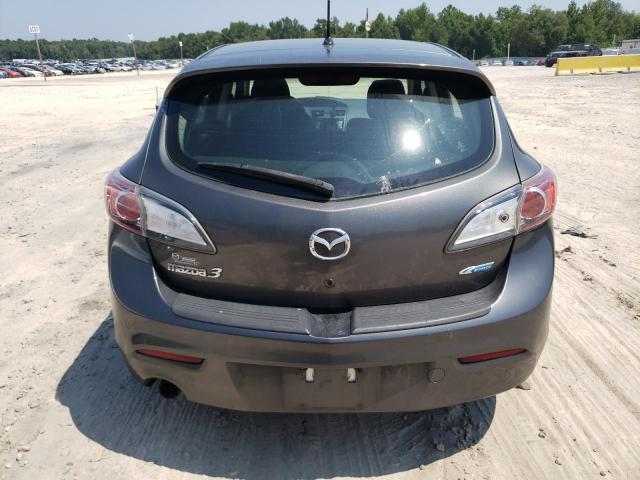 JM1BL1M7XD1801323 - 2013 MAZDA 3 I GRAY photo 6