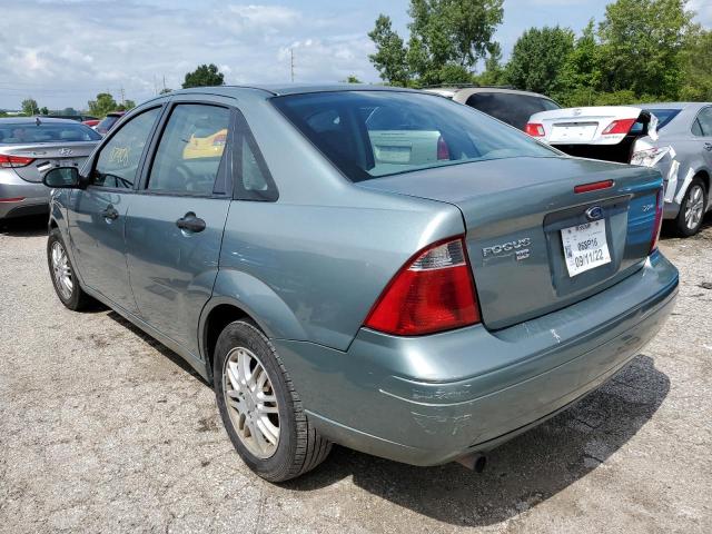 1FAFP34N35W116249 - 2005 FORD FOCUS ZX4 BLUE photo 3