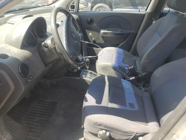 KL1TD66626B656110 - 2006 CHEVROLET AVEO BASE Gümüş foto 7