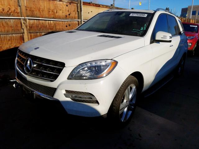 4JGDA5HB0DA204231 - 2013 MERCEDES-BENZ ML 350 4MATIC  photo 2