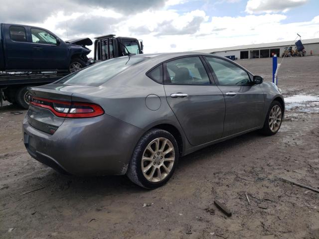 1C3CDFCHXDD210131 - 2013 DODGE DART LIMITED GRAY photo 3