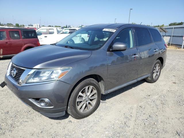 5N1AR2MN7FC609794 - 2015 NISSAN PATHFINDER S CHARCOAL photo 1