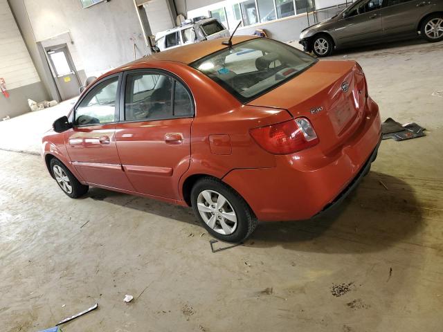 KNADH4A39A6639693 - 2010 KIA RIO LX ORANGE photo 2