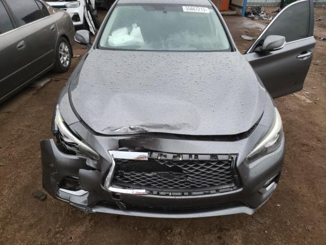 JN1EV7AR3JM610842 - 2018 INFINITI Q50 LUXE GRAY photo 11