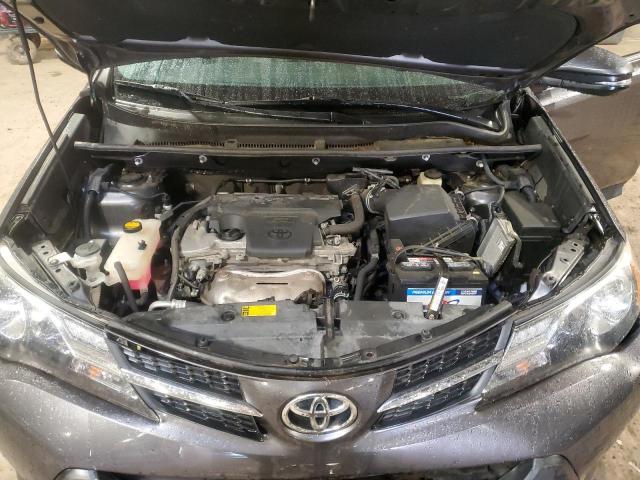 2T3RFREV6EW203329 - 2014 TOYOTA RAV4 XLE GRAY photo 12