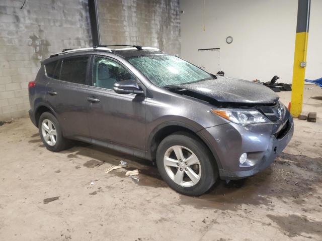 2T3RFREV6EW203329 - 2014 TOYOTA RAV4 XLE GRAY photo 4