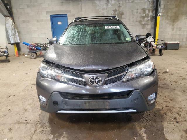 2T3RFREV6EW203329 - 2014 TOYOTA RAV4 XLE GRAY photo 5