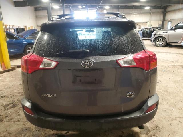 2T3RFREV6EW203329 - 2014 TOYOTA RAV4 XLE GRAY photo 6