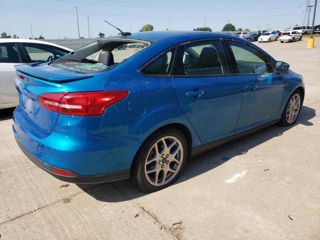 1FADP3F20FL336560 - 2015 FORD FOCUS SE BLUE photo 3