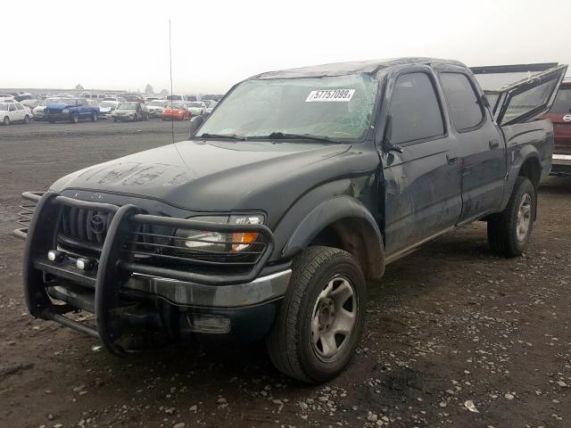 5TEGM92N82Z882831 - 2002 TOYOTA TACOMA DOUBLE CAB PRERUNNER  photo 2