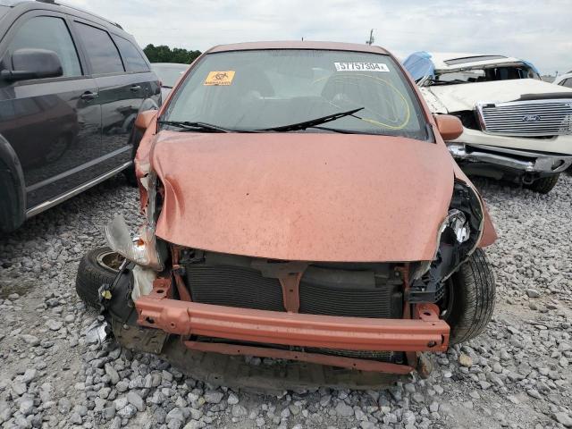 JHMGD38637S033813 - 2007 HONDA FIT S ORANGE photo 5