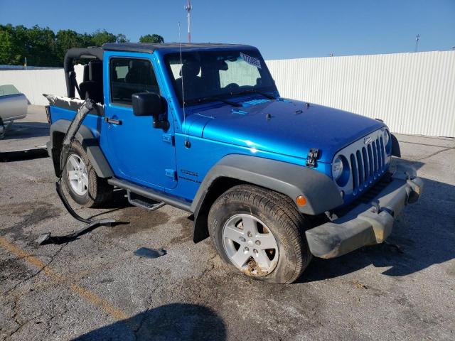 1C4AJWAGXGL114564 - 2016 JEEP WRANGLER SPORT BLUE photo 4