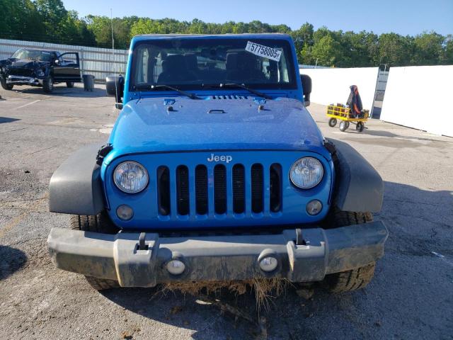 1C4AJWAGXGL114564 - 2016 JEEP WRANGLER SPORT BLUE photo 5