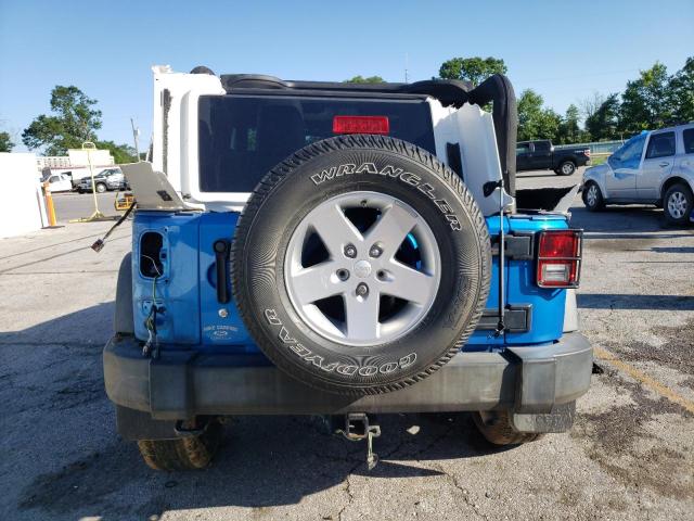1C4AJWAGXGL114564 - 2016 JEEP WRANGLER SPORT BLUE photo 6