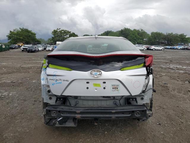 JTDKARFP4H3020714 - 2017 TOYOTA PRIUS PRIM Сріблястий фото 6