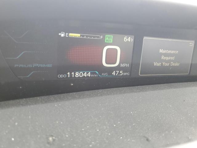 JTDKARFP4H3020714 - 2017 TOYOTA PRIUS PRIM Сріблястий фото 9