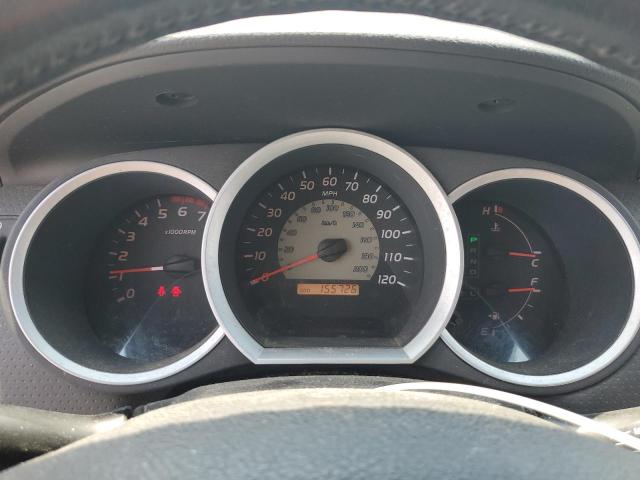 5TEJU62NX8Z551584 - 2008 TOYOTA TACOMA DOUBLE CAB PRERUNNER SILVER photo 9