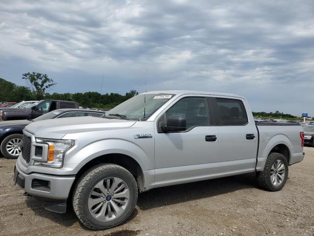 1FTEW1EP1JKF76685 - 2018 FORD F150 SUPERCREW SILVER photo 1