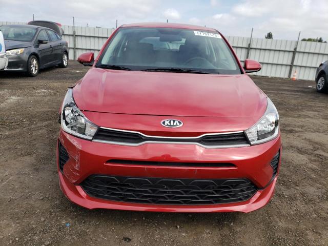 3KPA25AD0ME377289 - 2021 KIA RIO S RED photo 5