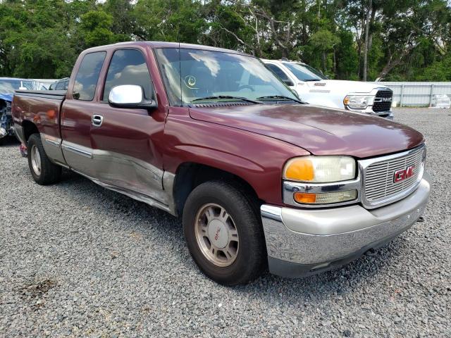 2GTEC19T021131145 - 2002 GMC NEW SIERRA C1500 BURGUNDY photo 4