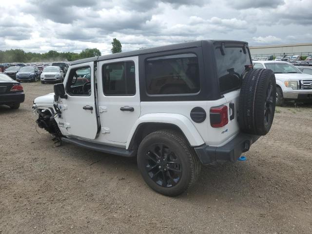 1C4JJXP69NW170236 - 2022 JEEP WRANGLER U SAHARA 4XE WHITE photo 2