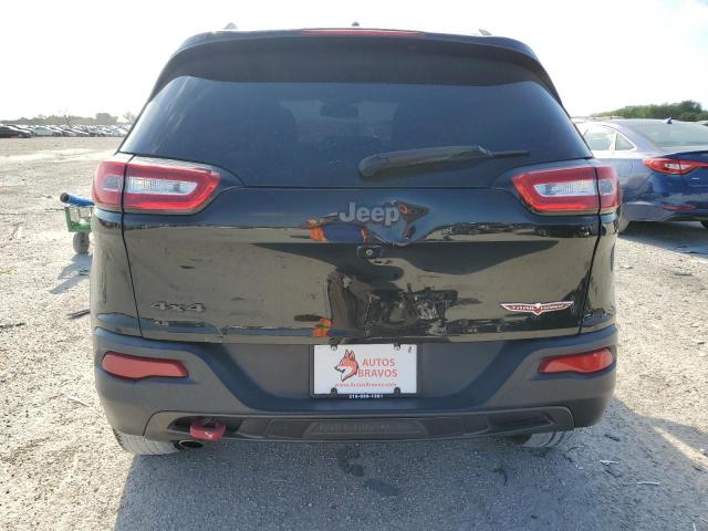 1C4PJMBB9GW123949 - 2016 JEEP CHEROKEE TRAILHAWK BLACK photo 6