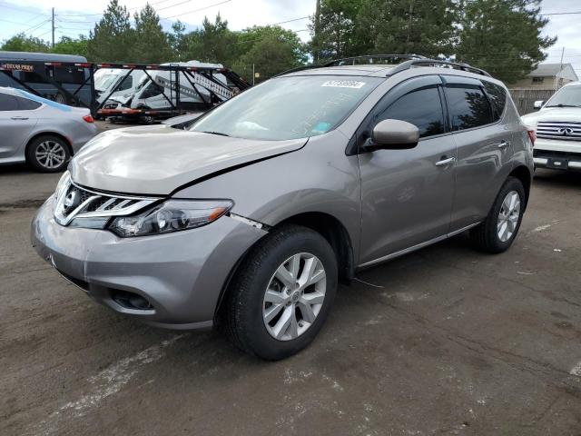 JN8AZ1MW5CW225003 - 2012 NISSAN MURANO S GRAY photo 1